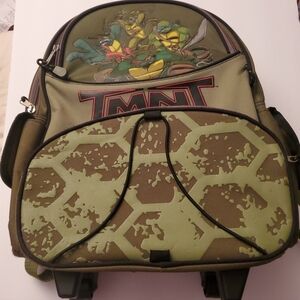 Teenage Mutant Ninja Turtles Kids TMNT Rolling Luggage Suitcase